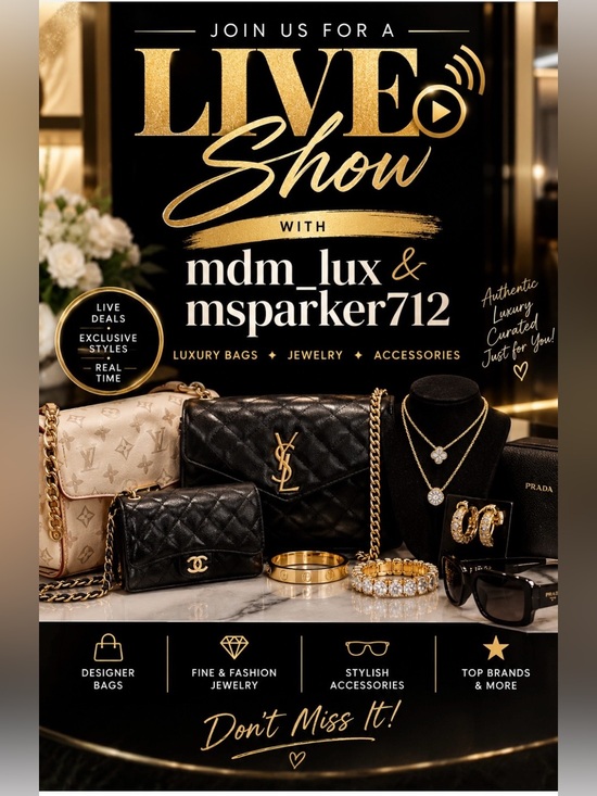 Yves Saint Laurent Handbags - Coming Soon 9/24/26… Lux Live with @mdm_lux and @msparker712